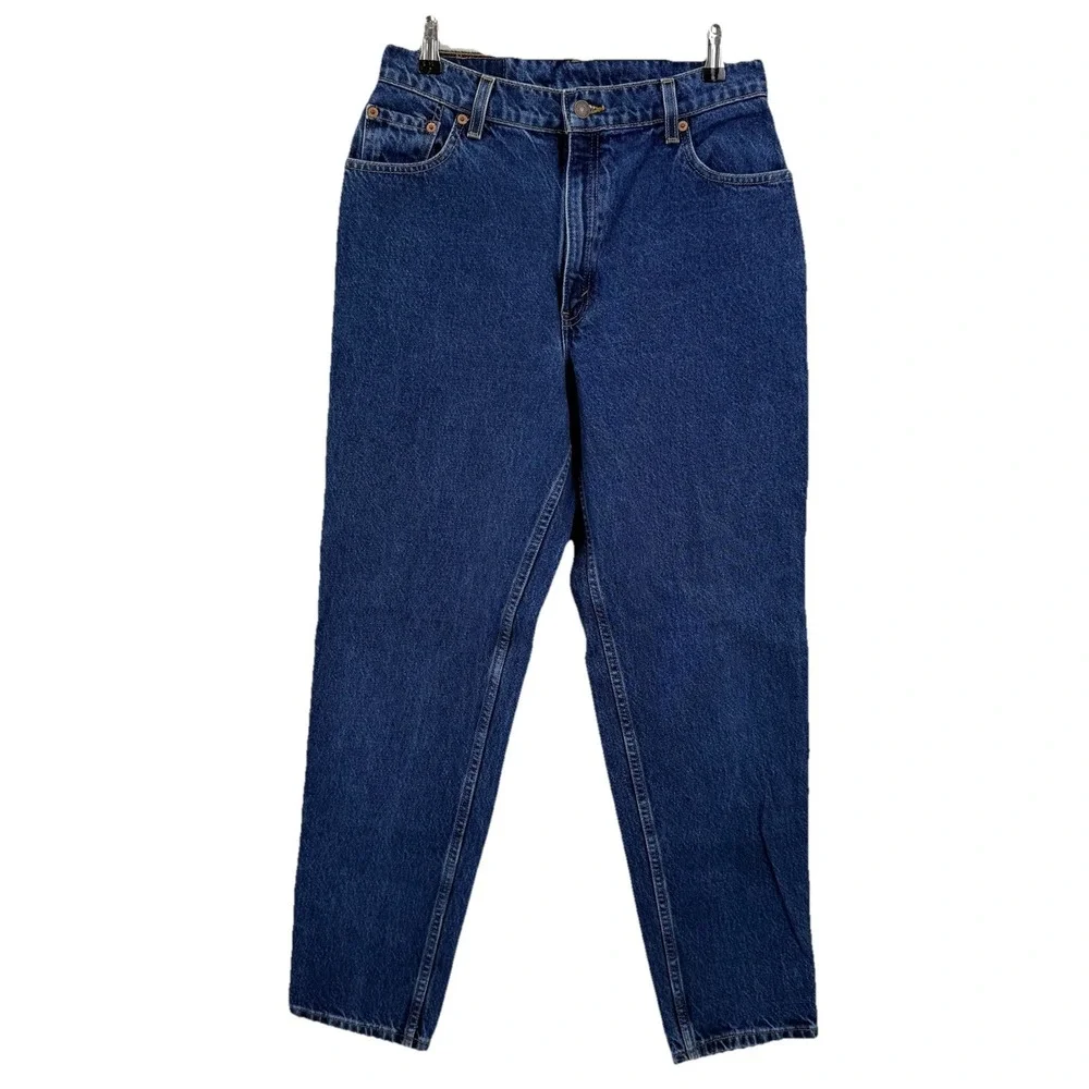 VTG Levi's 550 High Rise Relaxed Jeans 90s‎ Tapered USA Made Denim WOMEN 12